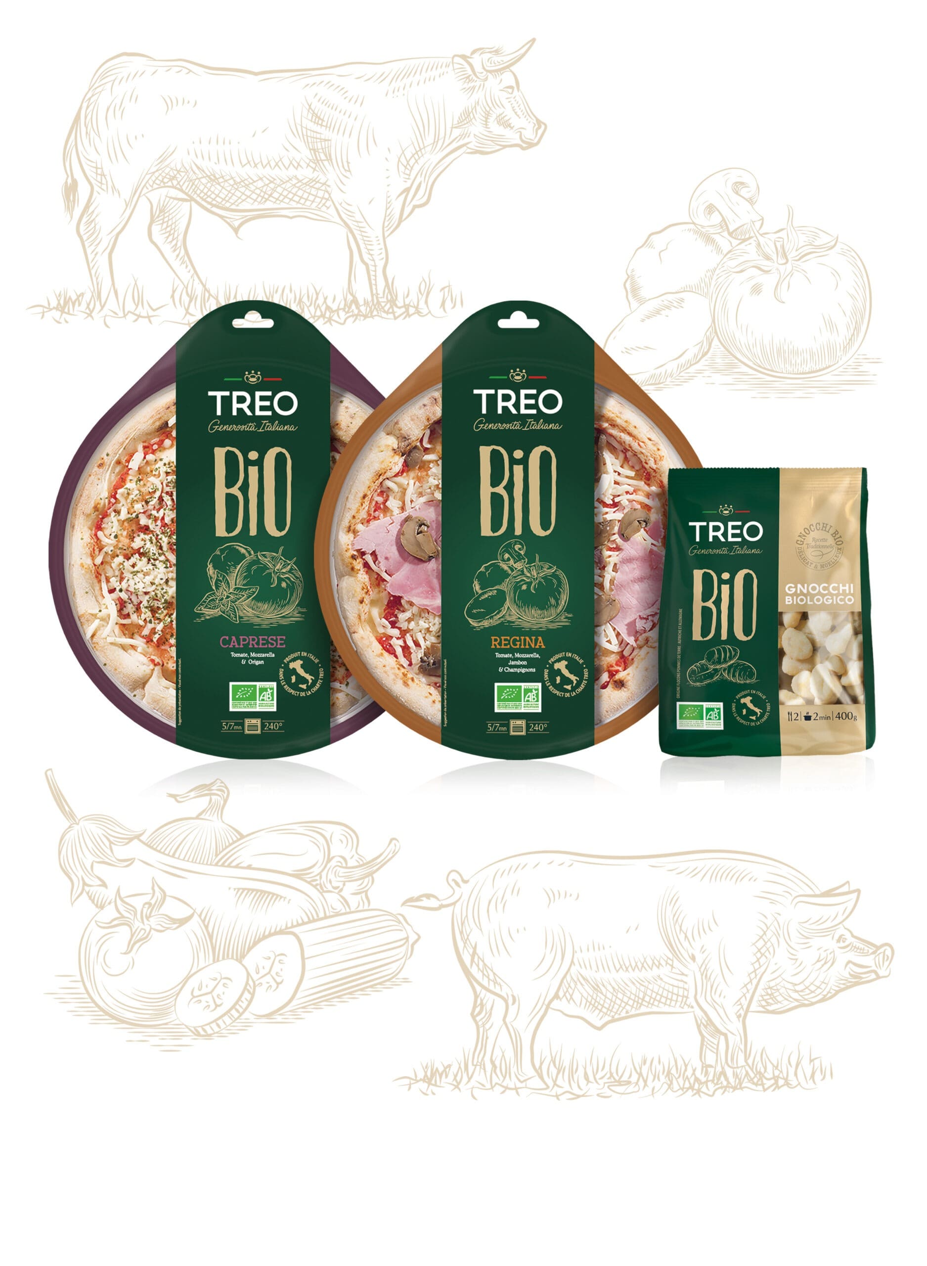 AAA TREO BIO GRAVURE PIZZA GNOCCHI 7502c TREO BIO GRAVURE PIZZA GNOCCHI VIKIU